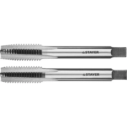 Комплект метчиков STAYER "MASTER", сталь 9ХС, М12х1,5, 2 шт 28025-12-1.5-H2 купить в Когалыме