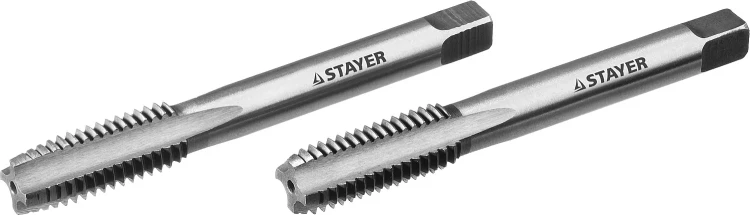 Комплект метчиков STAYER "MASTER", сталь 9ХС, М12х1,5, 2 шт 28025-12-1.5-H2 купить в Когалыме