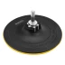 Тарелка опорная для дрели и УШМ с липучкой, 125 мм, твердая, с адаптером c М14 на d8 Denzel 76254 купить в Когалыме