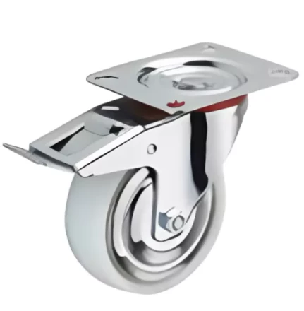 Колесо поворотное полипропилен SRCnb 55 125 мм с тормозом (F) 1041610 купить в Когалыме