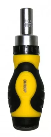 Отвертка короткая реверсивная со вставками 1/4 8 предетов Энкор 19860 купить в Когалыме