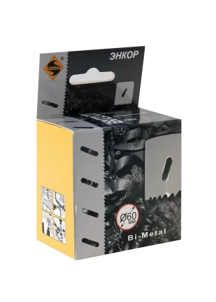 Коронка Bi-Metal Ф60 мм М3 Энкор 24160 купить в Когалыме