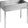 Мангал GRINDA "BARBECUE", нержавеющая сталь, толщина 1,5мм, 500х300х500мм 427784 купить в Когалыме