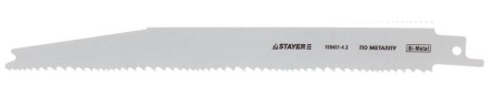 Полотно STAYER &quot;PROFI&quot; S345XF к саб эл.ножов Bi-Met,дер с гвозд,лист мет,Al проф 3-18мм,пласт,стеклопл,200/2,1-4,3мм 159451-4.3 купить в Когалыме