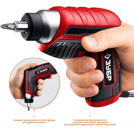 Отвертка аккумуляторная ViX ЗО-Е-3.6 Ли серия МАСТЕР купить в Когалыме