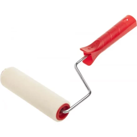 МИДИ-валик ЗУБР ЭКСПЕРТ "ВЕЛЮР", 100% шерсть, ворс 4мм, ручка 6мм, d=32/150мм 03535-15 купить в Когалыме