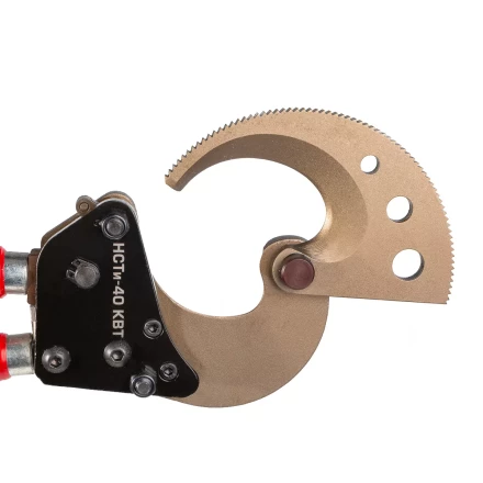 Секторные ножницы диэлектрические КВТ НСТи-40 для резки кабелей до 40 мм, проводов АС со стальным сердечником и прутков из низкоуглеродистой стали (84395) купить в Когалыме