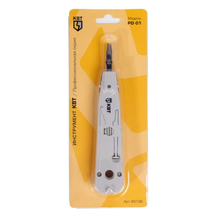 Инструмент КВТ PD-01 для заделки витой пары в кросс-панель (85736) купить в Когалыме