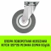 Аппаратное поворотное колесо HITCH 120*26 резина серая SCg55 (SZ084835) купить в Когалыме