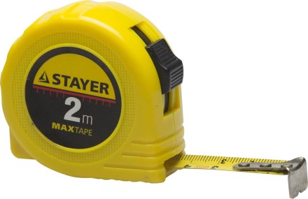 Рулетка STAYER &quot;МASTER&quot; &quot;MaxTape&quot;, пластиковый корпус, 2м/16мм 34014-02-16 купить в Когалыме