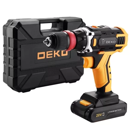 Дрель аккумуляторная DEKO DKCD20FU-Li SET3, 063-4177, со съемным патроном купить в Когалыме