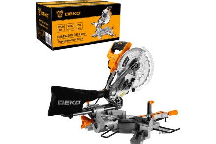 Пила торцовочная DEKO DKMS2200-255 Laser, 063-4218 купить в Когалыме