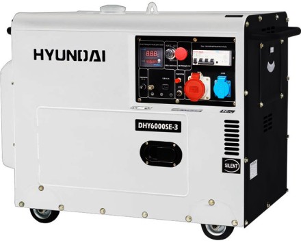 Дизельный генератор Hyundai DHY 6000SE-3 купить в Когалыме