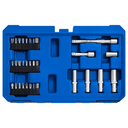 ЗУБР А-57, 57 предм., (1/4), универсальный набор инструмента, Профессионал (27671-H57) купить в Когалыме