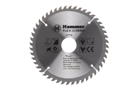 Диск пильный твердосплавный HAMMER Ф160х20мм 48зуб. купить в Когалыме