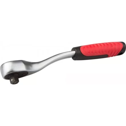 Трещотка для торцовых головок ЗУБР "ЭКСПЕРТ" (3/8"), Cr-V, 72 зубца, хроматированное покрытие, быстрый сброс 27730-3/8 купить в Когалыме