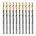 Сверло по металлу, 3,8 мм, HSS-Tin, Golden Tip, 10 шт. Denzel 717208 купить в Когалыме
