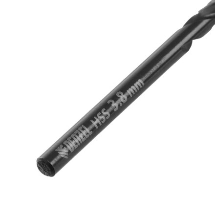 Сверло по металлу, 3,8 мм, HSS-Tin, Golden Tip, 10 шт. Denzel 717208 купить в Когалыме