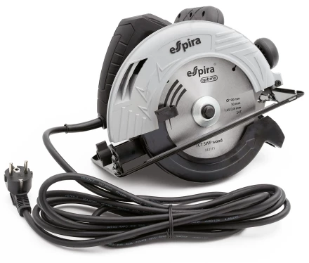 Пила циркулярная ESPIRA CSI-190A (ф190 мм, 220-240В,50/60 Гц, мощность 1250 Вт, 5000 об/мин), 401251 купить в Когалыме