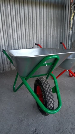 Тачка садово-строительная усиленная грузоподъемность 200 кг объем 90 л PALISAD 68935 купить в Когалыме