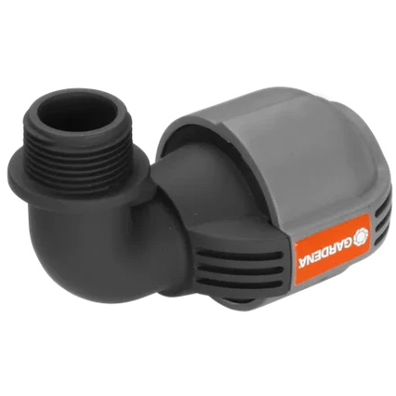 Соединитель L-образный 25 мм x 3/4”-наружная резьба GARDENA купить в Когалыме