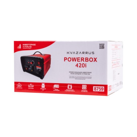 Инверторное пуско-зарядное устройство KVAZARRUS PowerBox 420i, таймер, цветная коробка купить в Когалыме