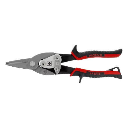 Ножницы по металлу Matrix, 250 мм, прямой рез, сталь CRMO, двухкомпонентные рукоятки, PRO 78322 купить в Когалыме