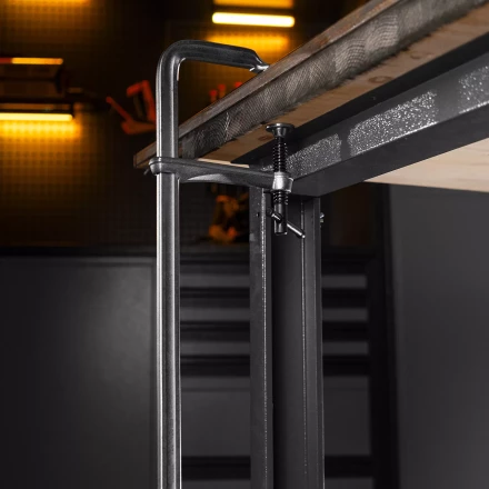 Струбцина F-образная Denzel 20471, 100x400мм, кованая купить в Когалыме