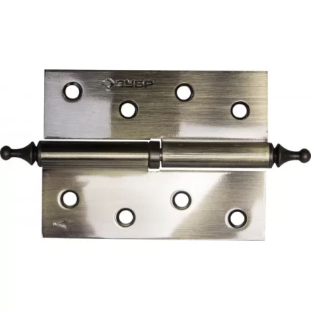 Петля дверная разъемная ЗУБР "ЭКСПЕРТ", 1 подшипник, цвет ст. латунь (AB), левая, с крепежом, 100х75х2,5мм,2шт 37605-100-5L купить в Когалыме