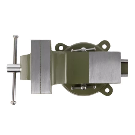 Тиски слесарные Сибртех 18618, 100 мм, стальные, поворотные купить в Когалыме