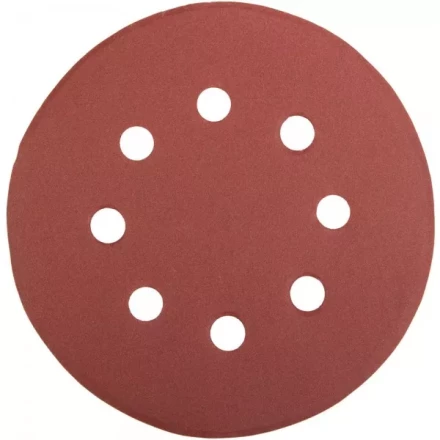 Круг шлифовальный универсальный STAYER "MASTER" из абразивной бумаги на велкро основе, 8 отверстий, Р320, 125мм, 5шт 35452-125-320 купить в Когалыме