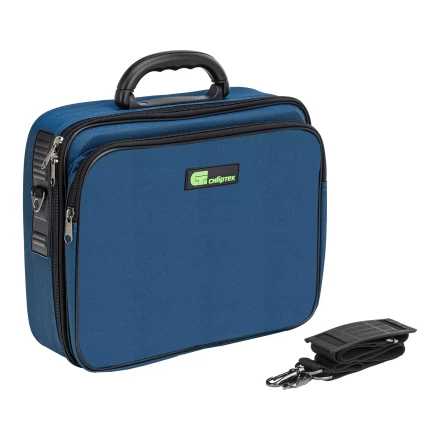 Кейс монтера Сибртех 90236, 365х300х110 мм, 10 карманов, наплечный ремень купить в Когалыме