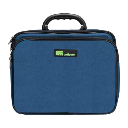 Кейс монтера Сибртех 90236, 365х300х110 мм, 10 карманов, наплечный ремень купить в Когалыме