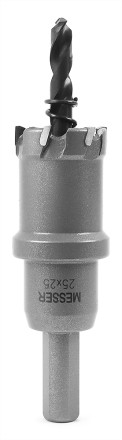 ТСТ коронка MESSER 25X25 с центрирующим сверлом и толкающей пружиной купить в Когалыме
