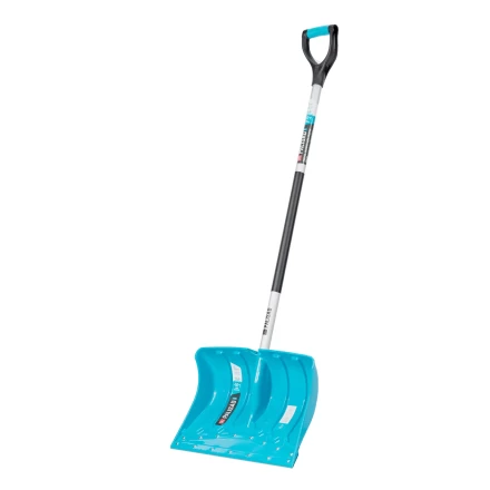 Лопата-скрепер для уборки снега Palisad 61797, полипропилен, 460х320х1300 мм, алюминиевый черенок, ПВХ, LUXE купить в Когалыме