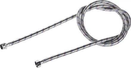 Подводка гибкая ЗУБР для воды, оплетка из нержавеющей стали, г/ш 1/2" - 1,8м 51005-G/S-180 купить в Когалыме