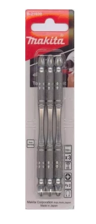 Биты Makita PZ2 110мм 3шт, 2-х сторонние (B-21939) купить в Когалыме