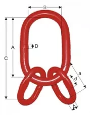 Строп цепной четырехветвевой 4СЦ 6.7 т L=4.5 м 8 кл купить в Когалыме