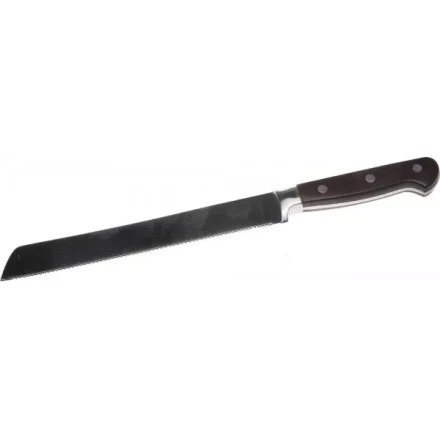 Нож LEGIONER "AUGUSTA" хлебный с деревянной ручкой, нерж лезв 180мм 47865 купить в Когалыме