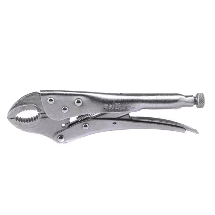 Зажим ручной полукруглый захват 220 мм Сибртех 18422 купить в Когалыме