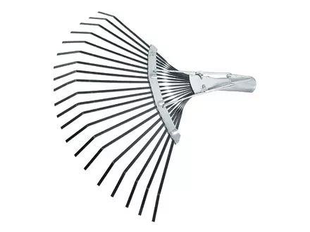 Грабли веерные 20 зубьев без черенка оксидированные плоский зуб  СИБРТЕХ Россия 61778 купить в Когалыме