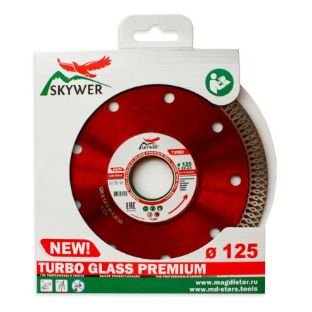 Диск алмазный по бетону TURBO GLASS PREMIUM SKYWER 250*1,8*10*25,4 mm купить в Когалыме