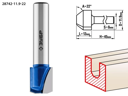 Фрезы пазовые фасонные №3 серия ПРОФЕССИОНАЛ купить в Когалыме