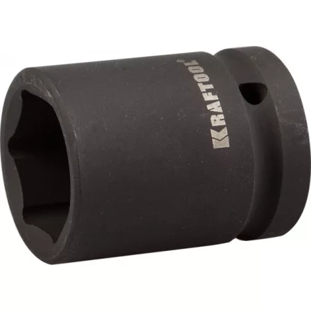 Торцовая головка KRAFTOOL "INDUSTRIE QUALITAT" ударная (3/4"), FLANK, Cr-Mo, фосфатированная, 27 мм 27945-27_z01 купить в Когалыме