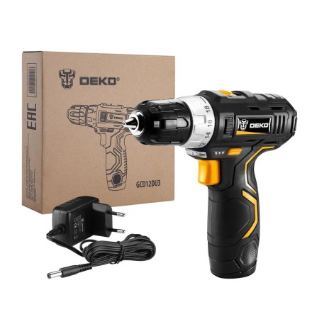 Дрель аккумуляторная DEKO GCD12DU3, 063-4096 купить в Когалыме