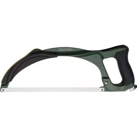 Ножовка по металлу KRAFTOOL TITAN, 170 кг рычажное натяжение, цельная конструкция, обрезиненные рукоятки, биметаллическое полотно, 300 мм 15808_z01 купить в Когалыме