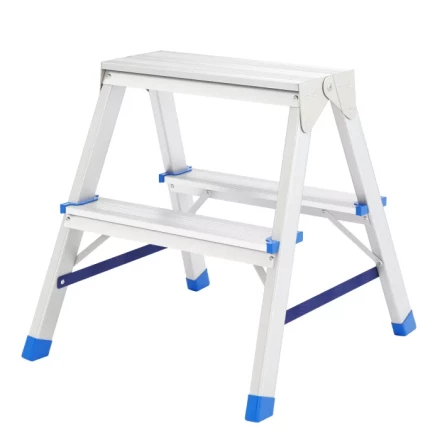 Стремянка двусторонняя 2 ступени алюминиевая Сибртех 97922 купить в Когалыме