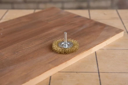 Кордщетка HAMMER плоская 50мм для дрели гофрированная латунированная сталь (207-205) купить в Когалыме