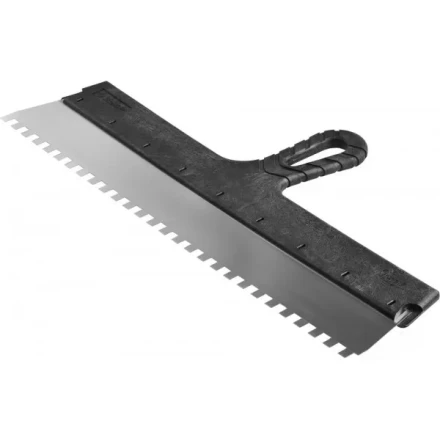 Шпатель ЗУБР "МАСТЕР" ФАСАДНЫЙ, нержавеющее полотно, 450мм, зуб 8х8мм 10078-45-08 купить в Когалыме