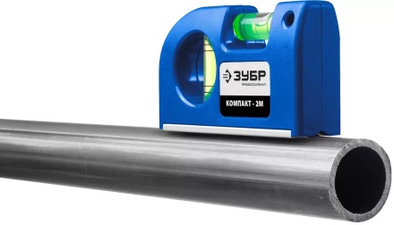 ЗУБР КОМПАКТ - 2М, 85 мм, магнитный компактный уровень, Профессионал (34551) купить в Когалыме